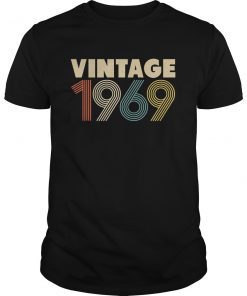 50th Gift Idea Vintage 1969 T-Shirt Men Women