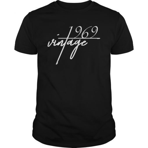 50th Tshirt, Vintage 1969 Men Women Shirt