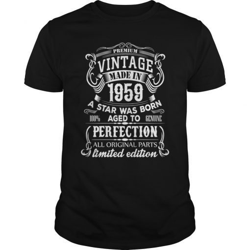 60 Years Old 1959 Vintage 60th Shirt
