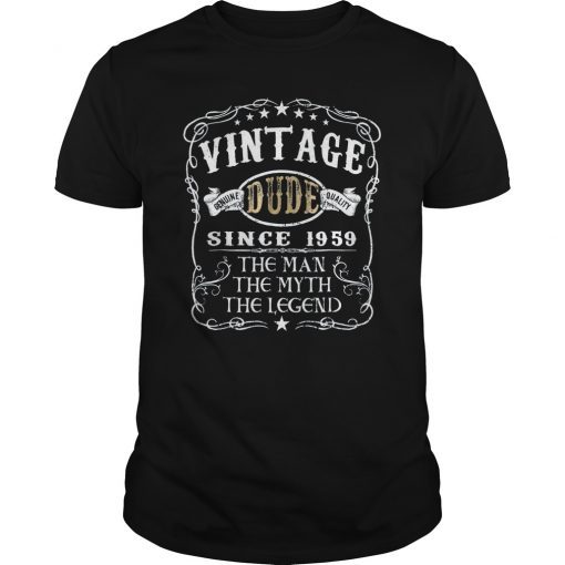 60 Years Old 1959 Vintage 60th T Shirt