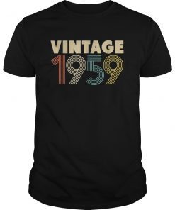 60th Gift Idea Vintage 1959 T-Shirt Men Women