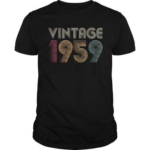 60th Gift Vintage 1959 T-Shirt Classic Men Women