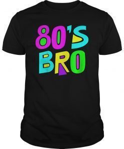 80s Bro T-Shirt 80'S Costume