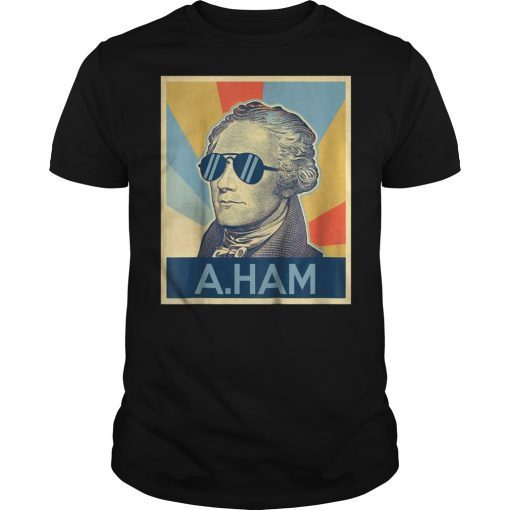 Alexander Hamilton shirt wearing sunglasses