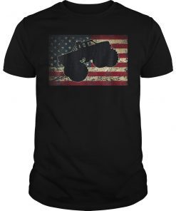 American Flag Big Style Truck Shirt Monster Size Car Fans
