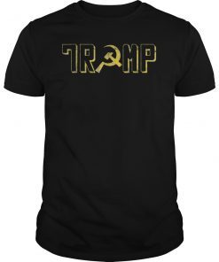 Anti Trump Russia T-Shirt CCCP Political Putin