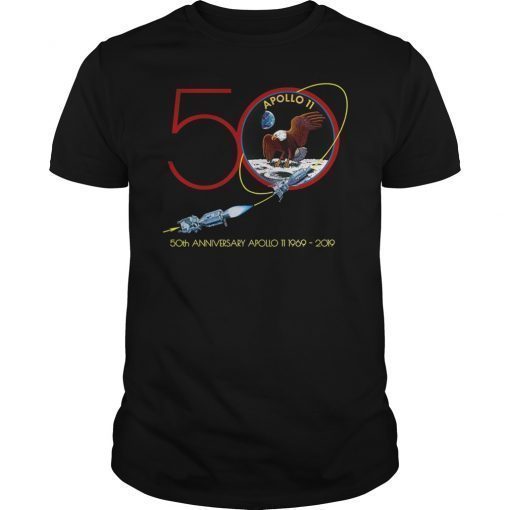 Apollo 11 50th Anniversary Moon Landing 1969 2019 Shirt
