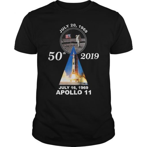 Apollo 11 50th Anniversary Moon Landing T-Shirt