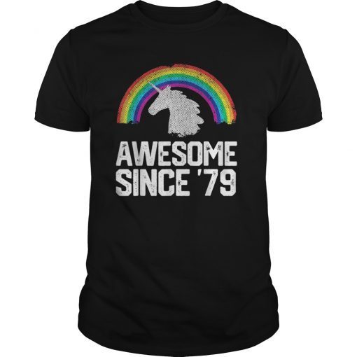 Awesome 1979 40th Decorations 40 Years Old Shirt