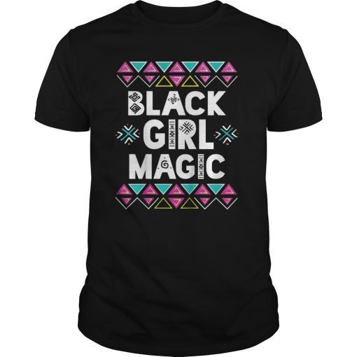 BLACK GIRL MAGIC Shirt Afro Black History Month Shirt Girls