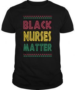 Black Nurses Matter Dashiki Black History Month T-Shirt