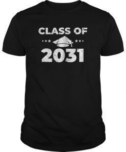 Class of 2031 T-Shirt Grow With Me First Day of School Shirt