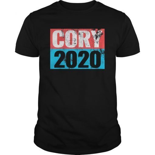 Cory 2020 T-Shirt Vintage Booker For President T-Shirt