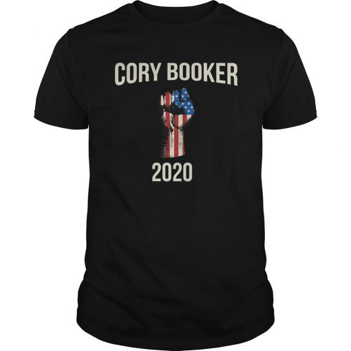 Cory Booker 2020 T Shirt Resistance Fist Tee Shirt