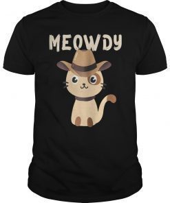 Cowboy Cat Meowdy Western Shirt