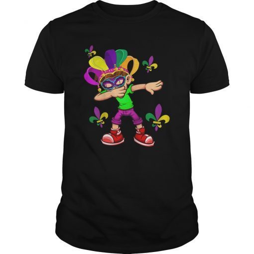 Dabbing Mardi Gras New Orleans Shirt