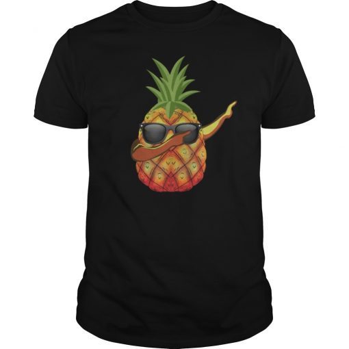 Dabbing Pineapple Sunglasses Funny Shirt