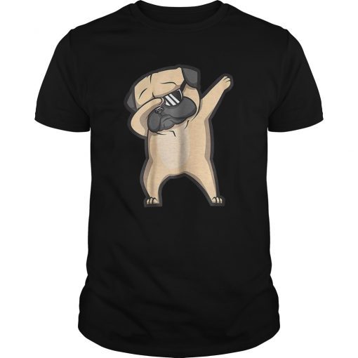 Dabbing Pug Shirt - Cute Funny Dog Dab T-Shirt