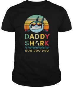 Daddy Shark Shirt Gift For Father