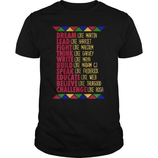 Dashiki Black History Month Men Woman Shirt Gift