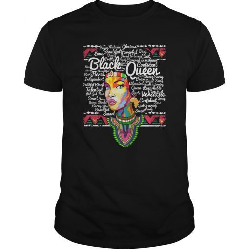 Dashiki Black History Shirt - Educated Melanin T shirt Gift