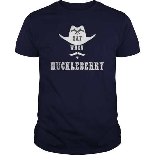 Doc Holliday Say When T-shirt
