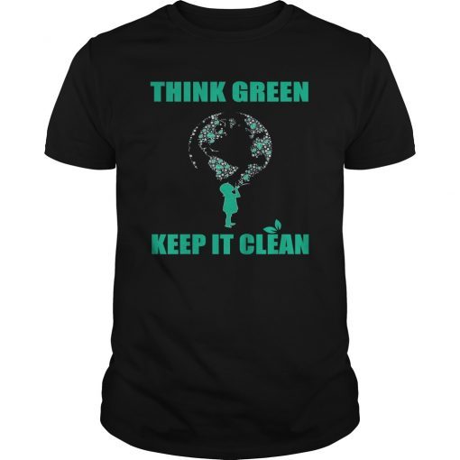 Earth Day Slogan Drawing T-Shirt