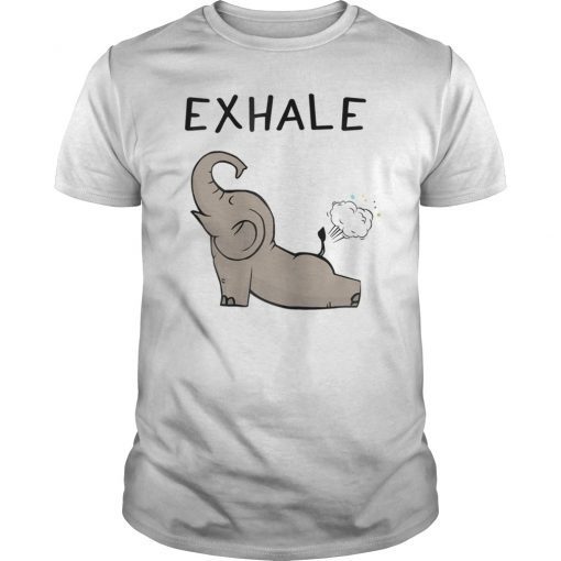 Exhale Elephant Tee Shirt