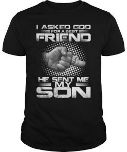 Father and Son Best Friends for Life Dad Parent T-Shirt