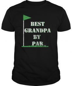 Father's Day Best Grandpa by Par Funny Golf Shirt