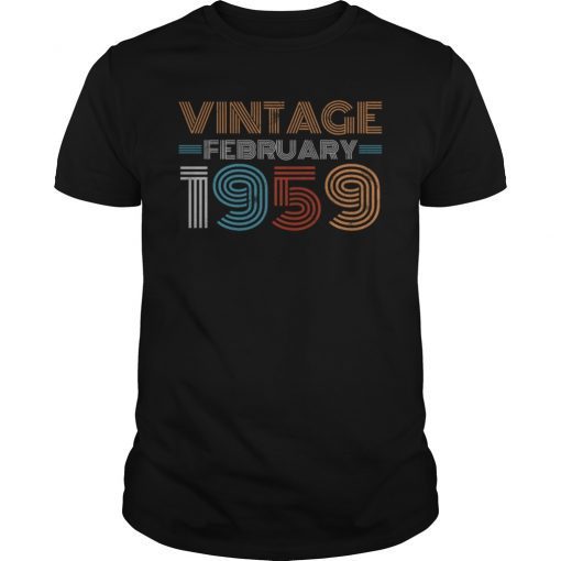 February 1959 Vintage 60th Gift T-Shirt