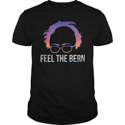 Feel the Bern T-Shirt Bernie Sanders Ultraviolet