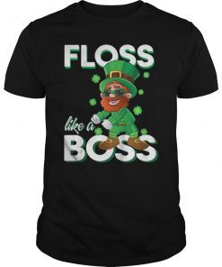 Flossing Leprechaun St Patricks Day Floss Like A Boss Shirt