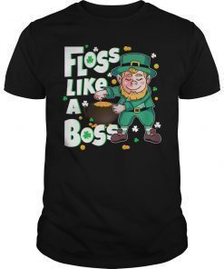 Flossing Leprechaun T-Shirt St Patrick's Day Floss