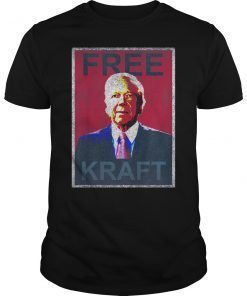 Free Kraft New England Football Distressed Fan T-Shirt