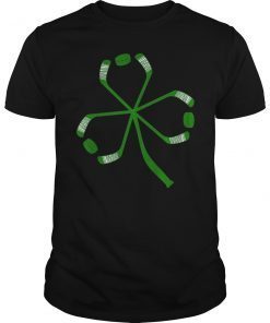 Funny Hockey Patrick'S Day Shamrock Hockey Irish Shirt