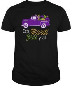 Funny It's Mardi Gras Y'all 2019 Mardi Gras Truck Tshirt Gif