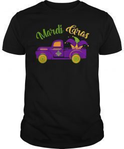 Funny Mardi Gras Truck T-Shirt Happy Mardi Gras 2019 Shirt