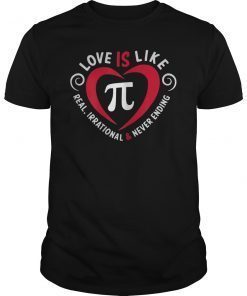 Funny Pi Number 3.141 Infinity Funny Geek Gift T-Shirt 2019