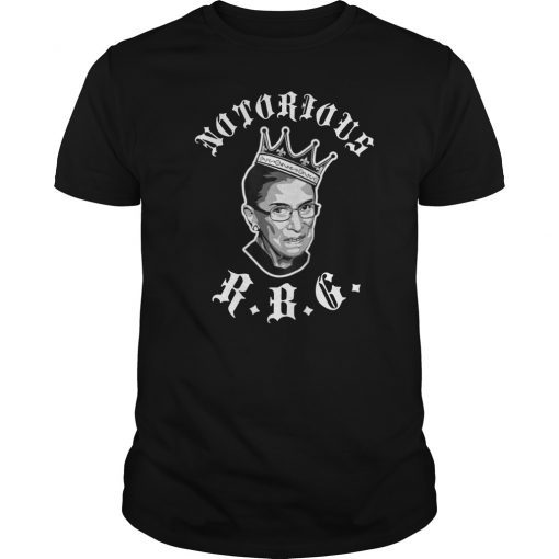 Funny Ruth Bader Ginsberg T-shirt - NOTORIOUS RBG shirt