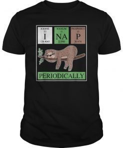 Funny Science Sloth Tee Shirt