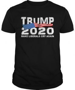 Funny TRUMP 2020 Make Liberals Cry Again T-Shirt