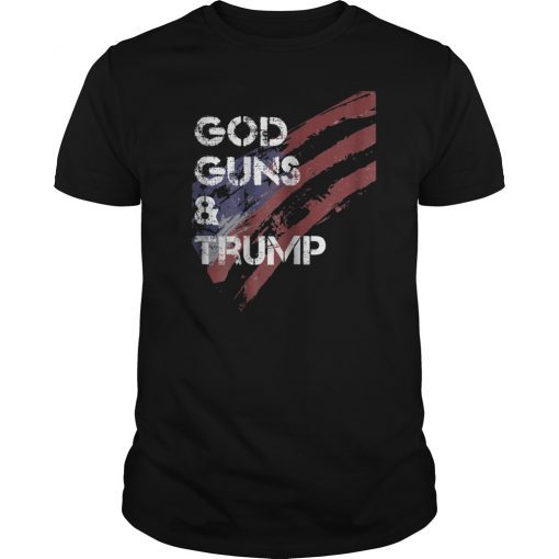 GOD, GUNS & TRUMP T SHIRT | FED-UP & NOT AFRAID TO SHOW IT