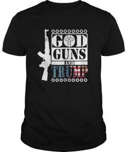 GOD Guns and TRUMP 2nd Amendment T-Shirt - Trump 45