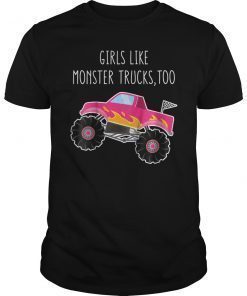 Girls Monster Truck RC Car Mom Daughter Matching Gift Shirt