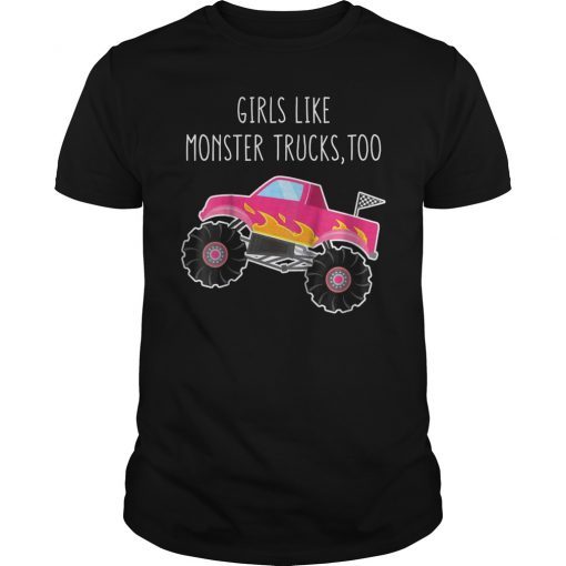 Girls Monster Truck RC Car Mom Daughter Matching Gift Shirt