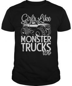 Girls Monster Truck T-Shirt for Mom and Daughter Jam Fans