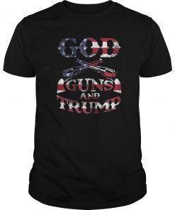 God Guns and Trump Shirt - American Flag Epic shirt