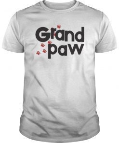 Grand Paw Dog Lover Pet Grandpa Graphic Shirt