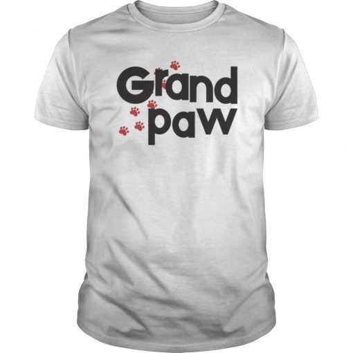 Grand Paw Dog Lover Pet Grandpa Graphic Shirt